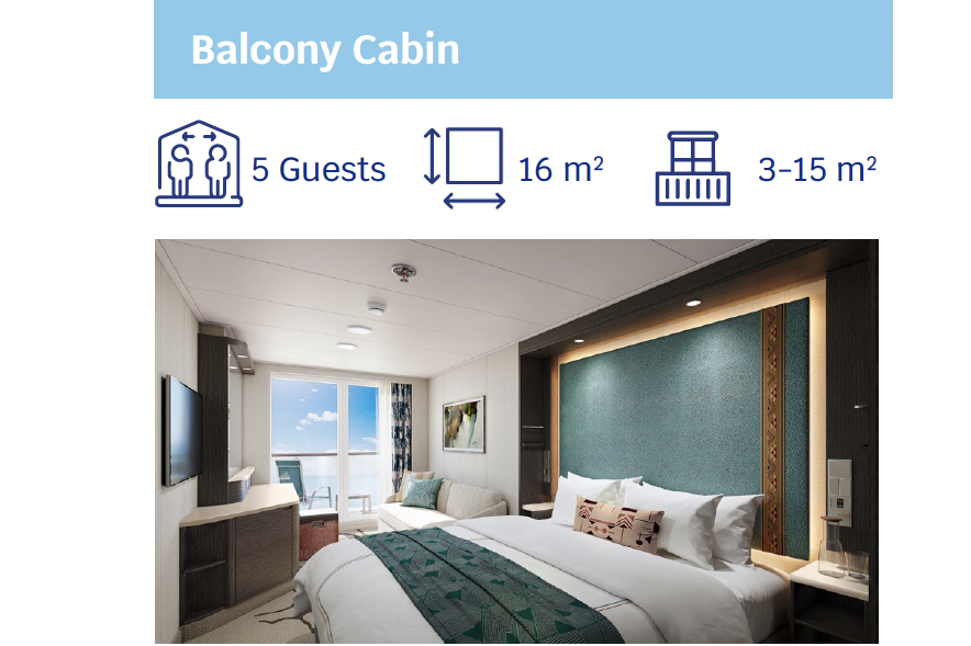 Aroya Cruises - Balcony cabin