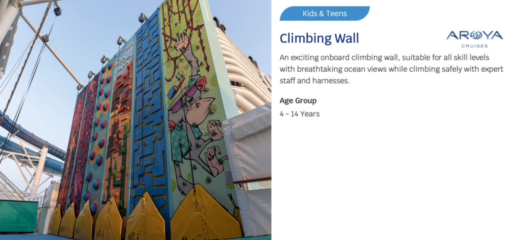 Aroya climbing walls